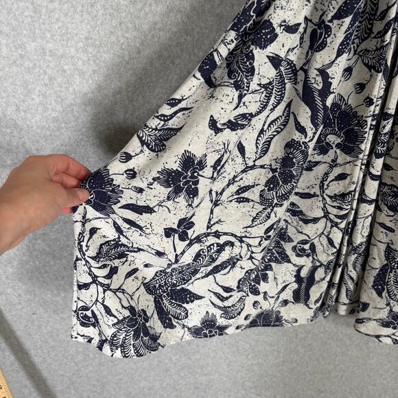 Bucket List Dress Medium Navy Mini Flowy Pocket Feminine Resort Cruise Cover Up - Picture 6 of 12